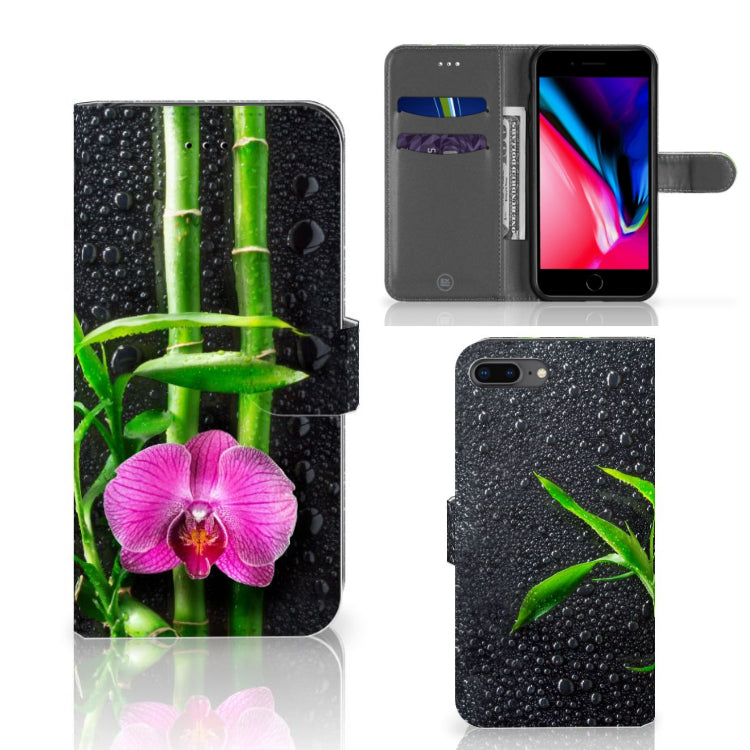 Apple iPhone 7 Plus | 8 Plus Hoesje Orchidee