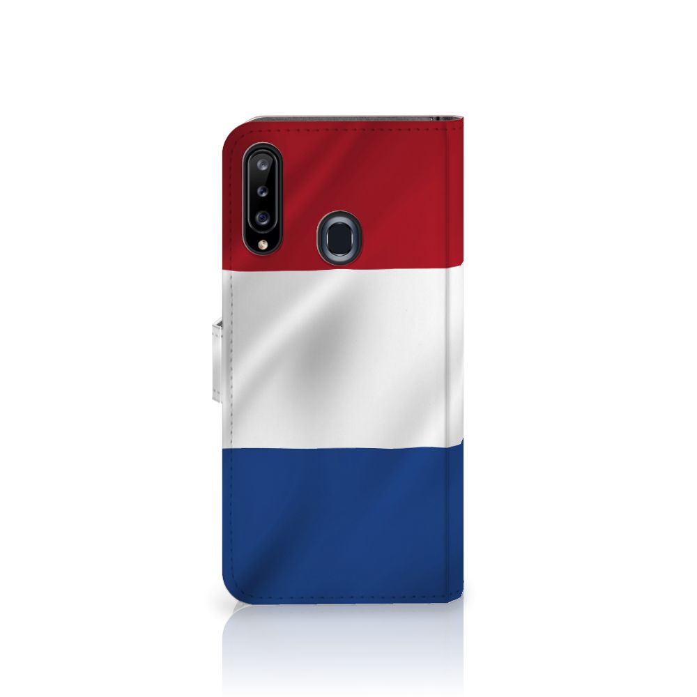 Samsung Galaxy A20s Bookstyle Case Nederlandse Vlag