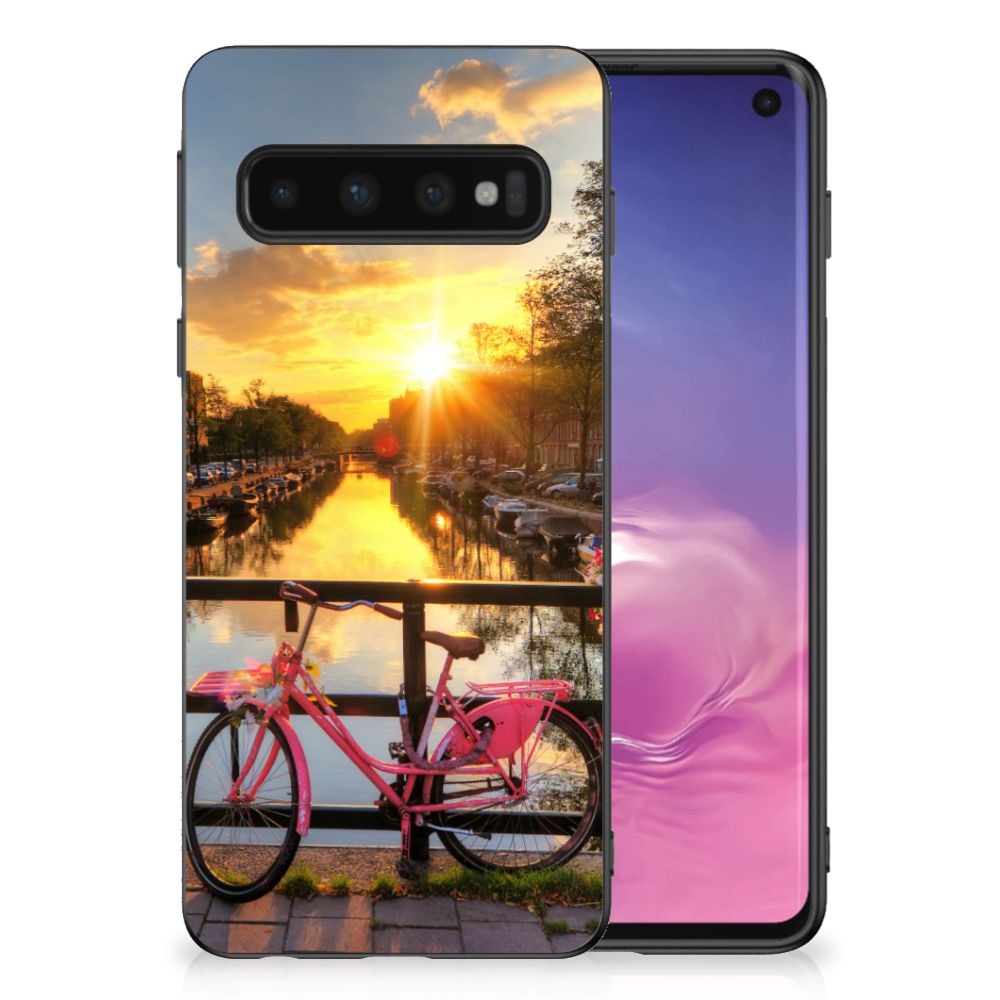 Samsung Galaxy S10 Silicone Hoesje Amsterdamse Grachten B2C Telecom