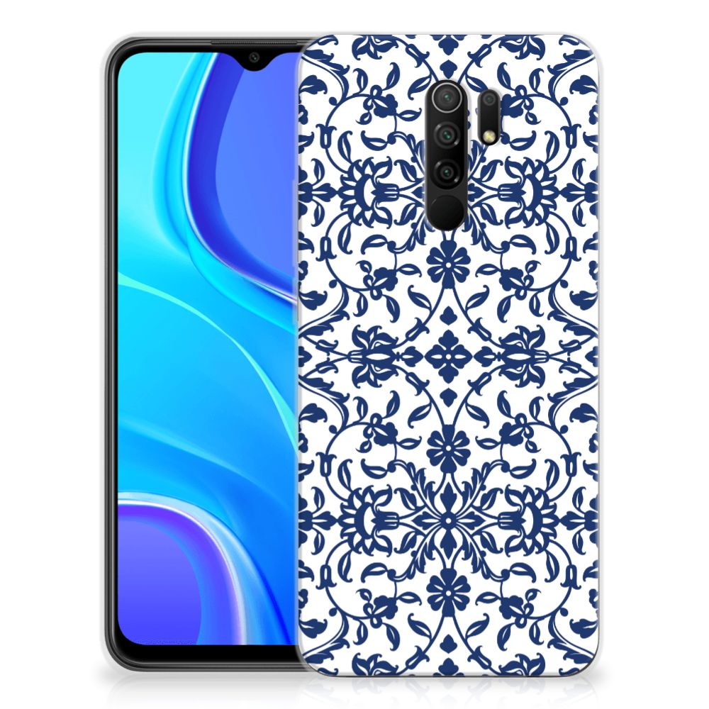Xiaomi Redmi 9 TPU Case Flower Blue B2C Telecom