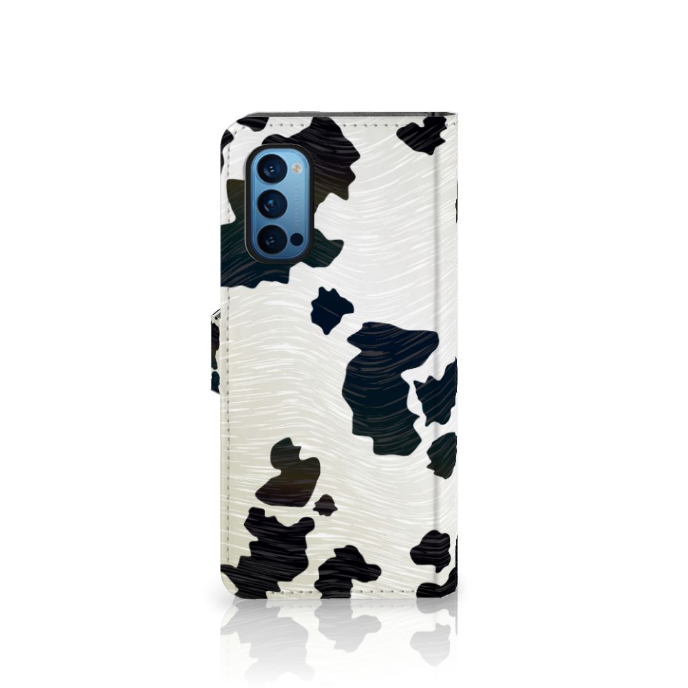 OPPO Reno 4 Pro 5G Telefoonhoesje met Pasjes Koeienvlekken