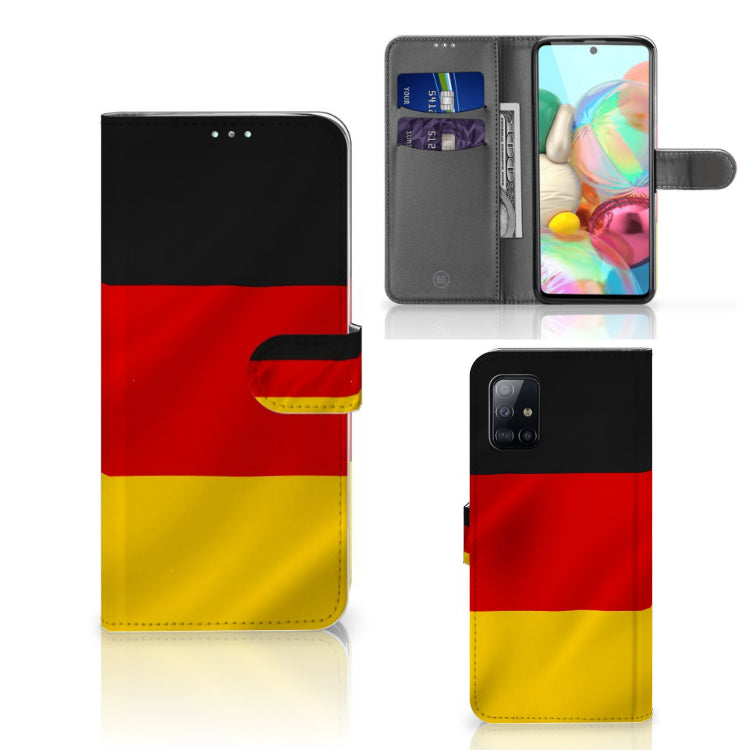 Samsung Galaxy A71 Bookstyle Case Duitsland