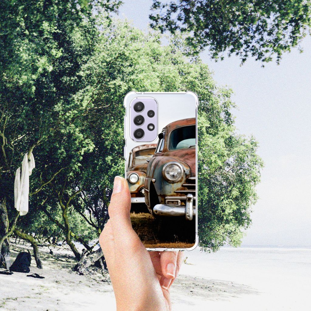 Samsung Galaxy A33 Anti-shock Hoesje met foto Vintage Auto B2C Telecom
