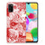 Silicone Back Case Samsung Galaxy A41 Angel Skull Rood B2C Telecom