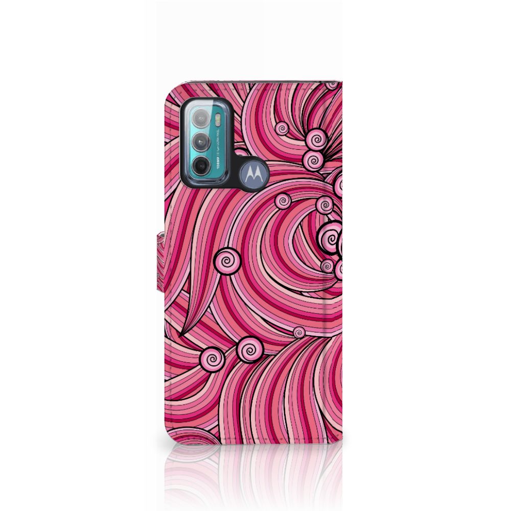 Motorola Moto G60 Hoesje Swirl Pink
