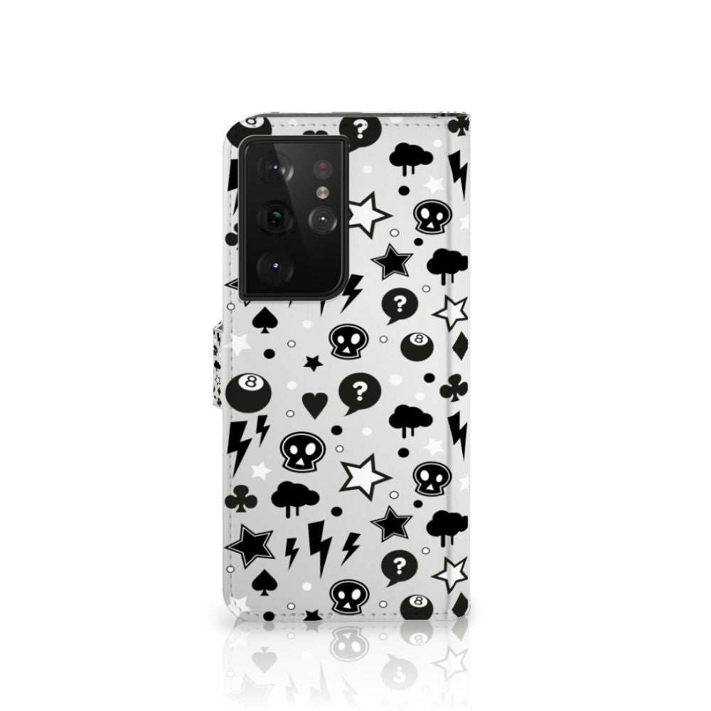 Telefoonhoesje met Naam Samsung Galaxy S21 Ultra Silver Punk