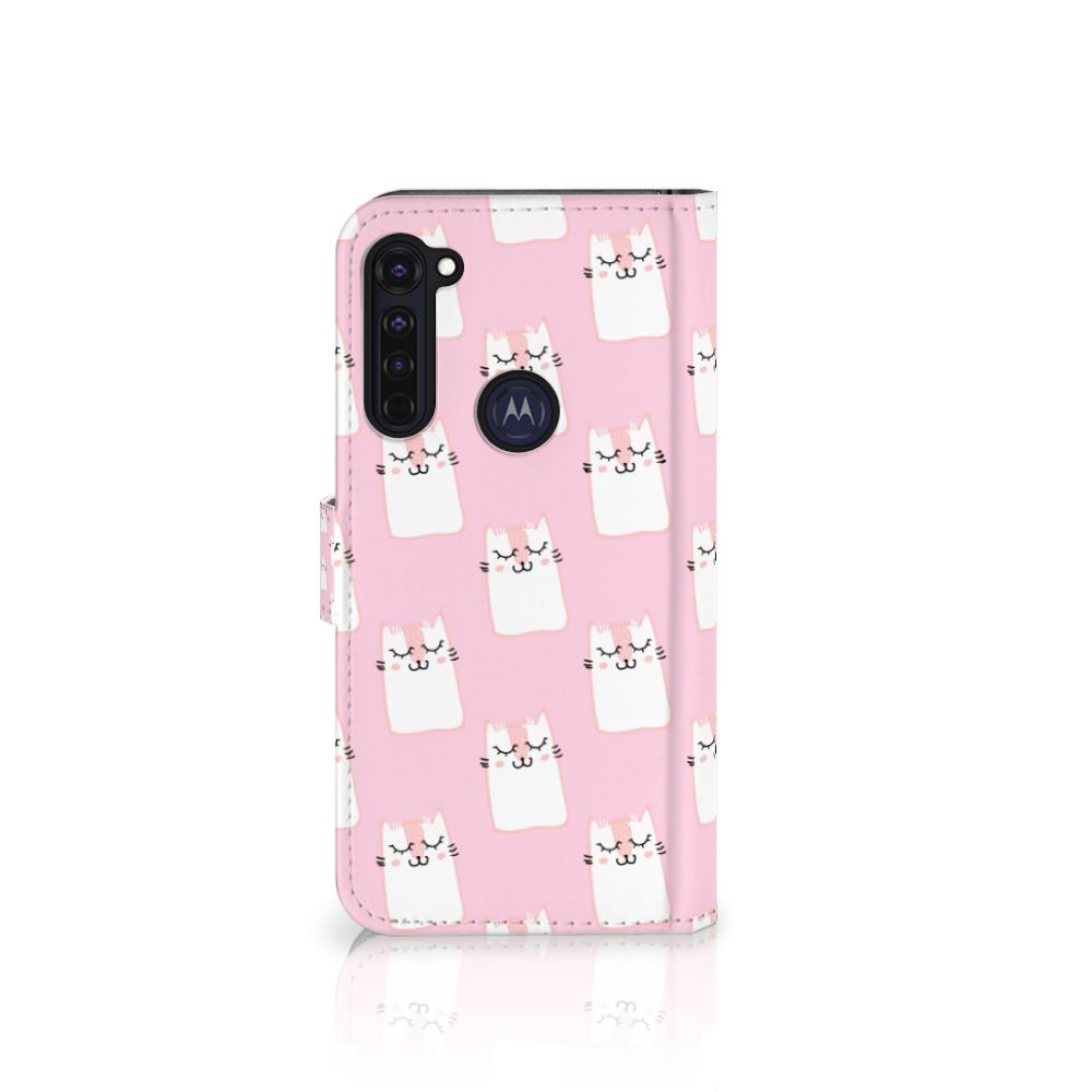 Motorola Moto G Pro Telefoonhoesje met Pasjes Sleeping Cats