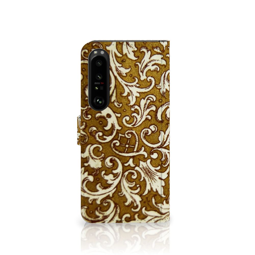 Wallet Case Sony Xperia 1 IV Barok Goud