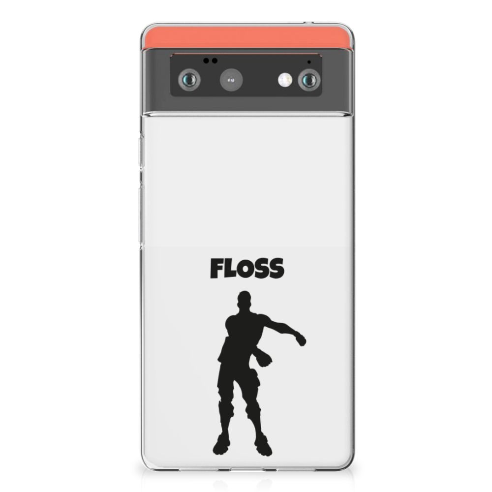 Google Pixel 6 Telefoonhoesje met Naam Floss