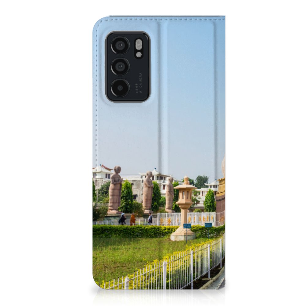 OPPO Reno6 5G Book Cover Boeddha - B2C Telecom