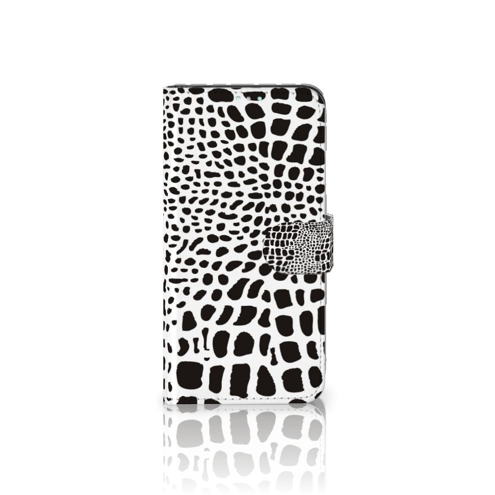 Samsung Galaxy A41 Telefoonhoesje met Pasjes Slangenprint