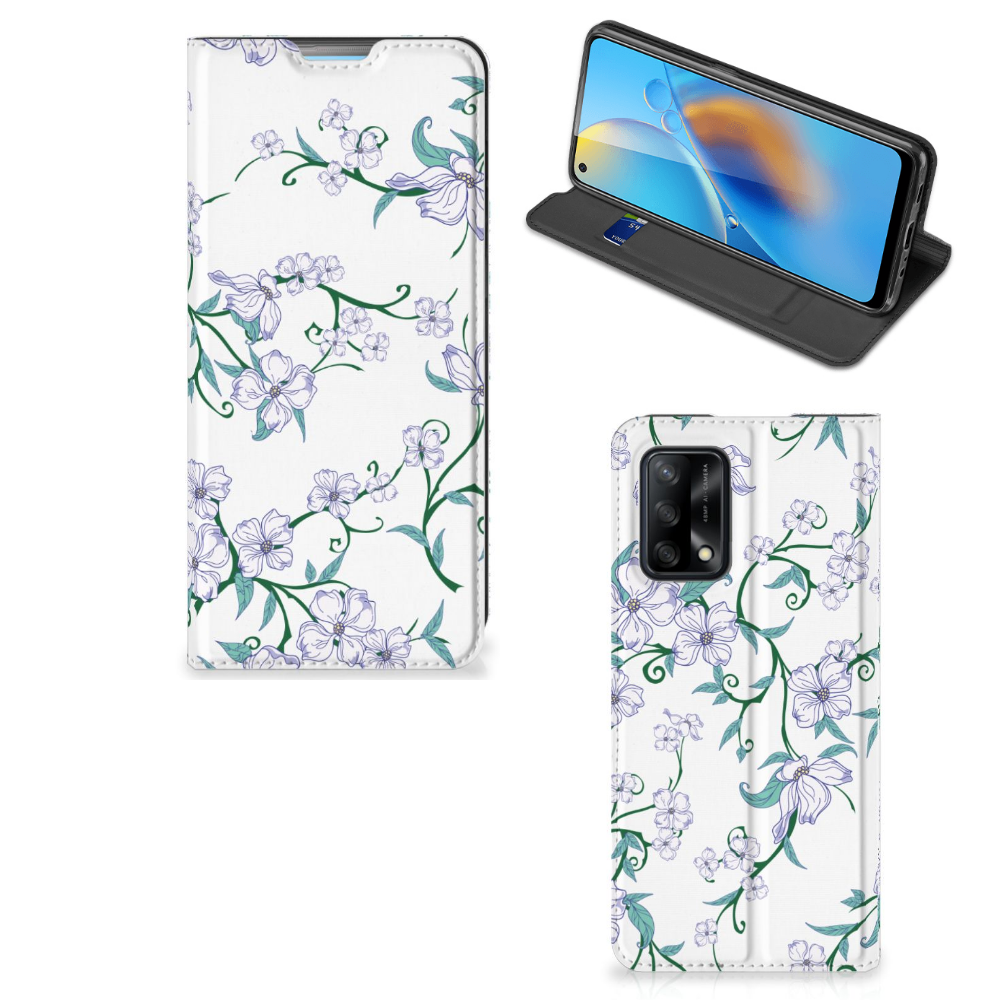 OPPO A74 4G Uniek Smart Cover Blossom White - B2C Telecom