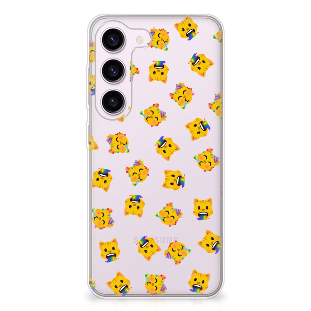 TPU bumper voor Samsung Galaxy S23 Katten Emojis B2C Telecom