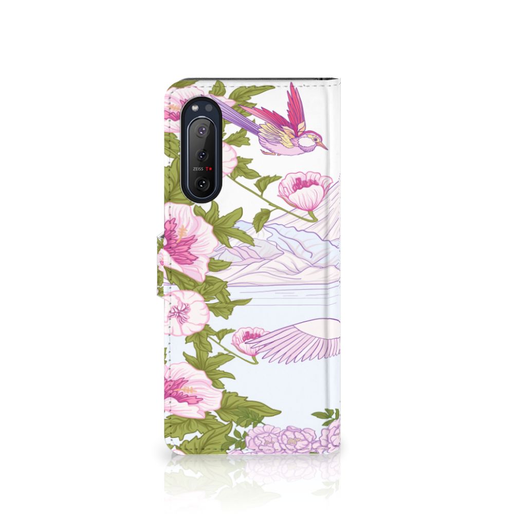 Sony Xperia 5II Telefoonhoesje met Pasjes Bird Standing