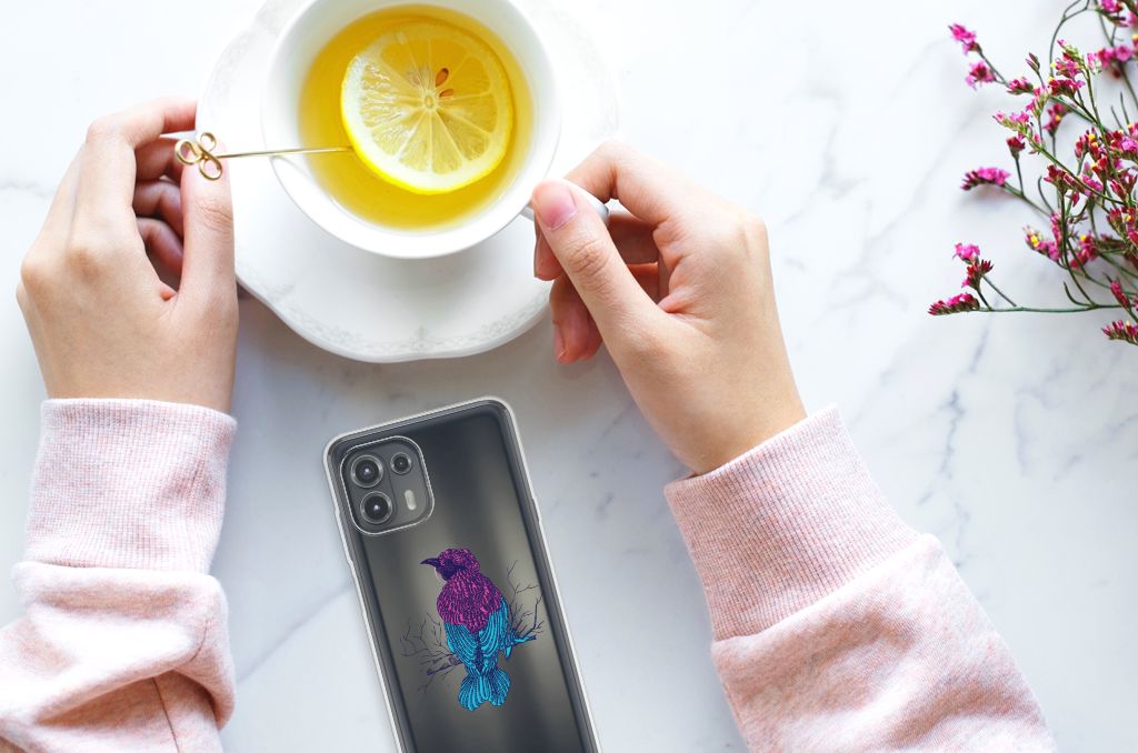 Motorola Edge 20 Lite Telefoonhoesje met Naam Merel B2C Telecom