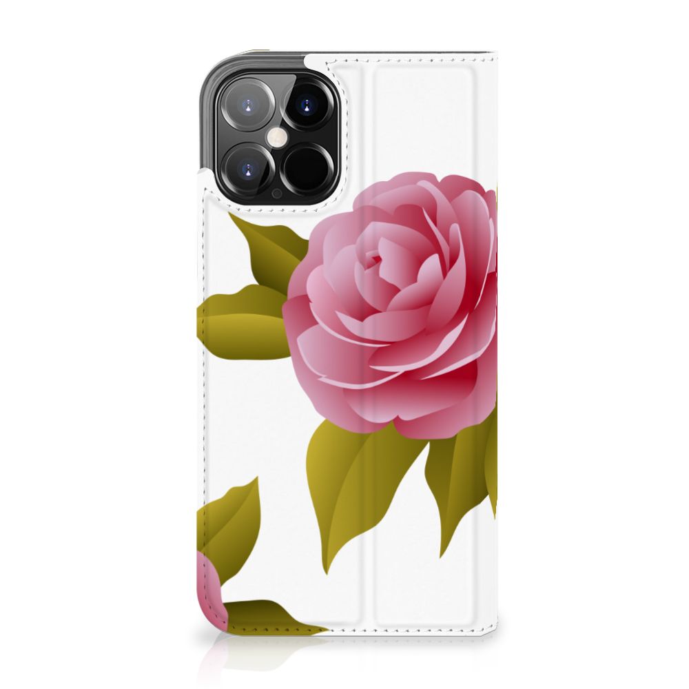 iPhone 12 Pro Max Smart Cover Roses - B2C Telecom
