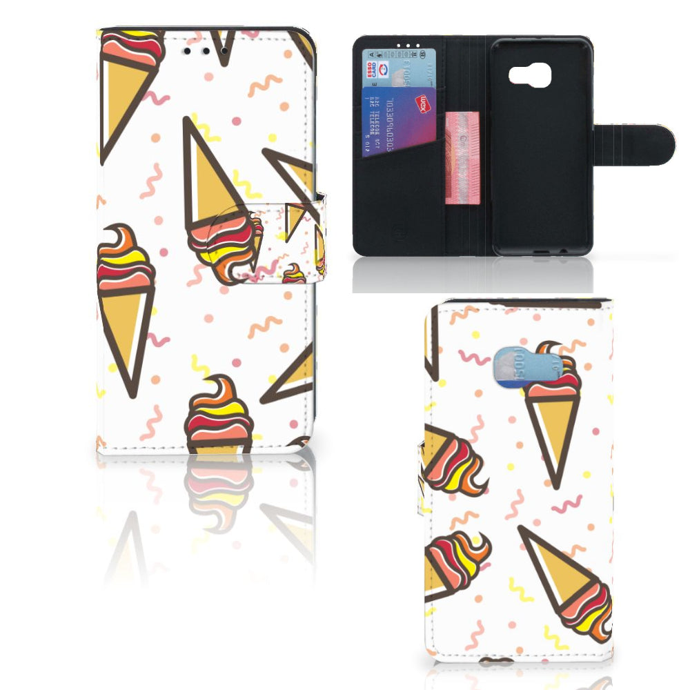 Samsung Galaxy A3 2017 Book Cover Icecream