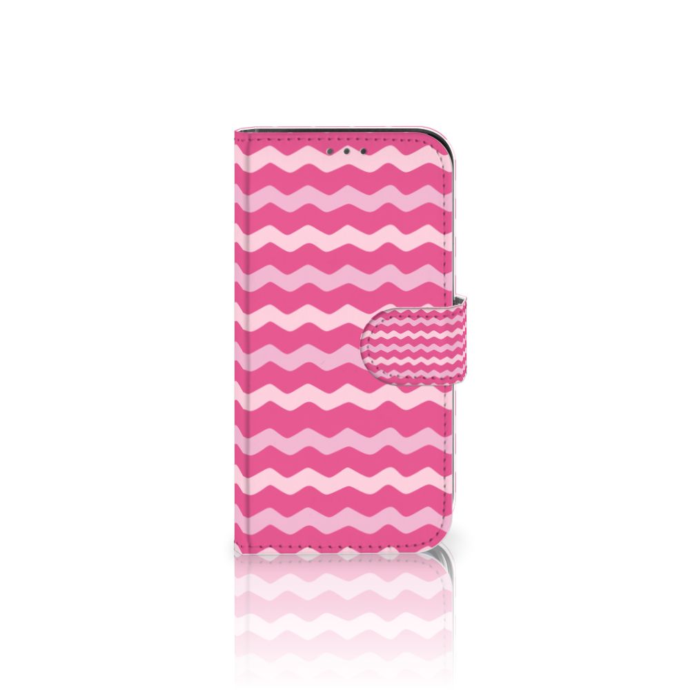 Apple iPhone 12 Mini Telefoon Hoesje Waves Pink