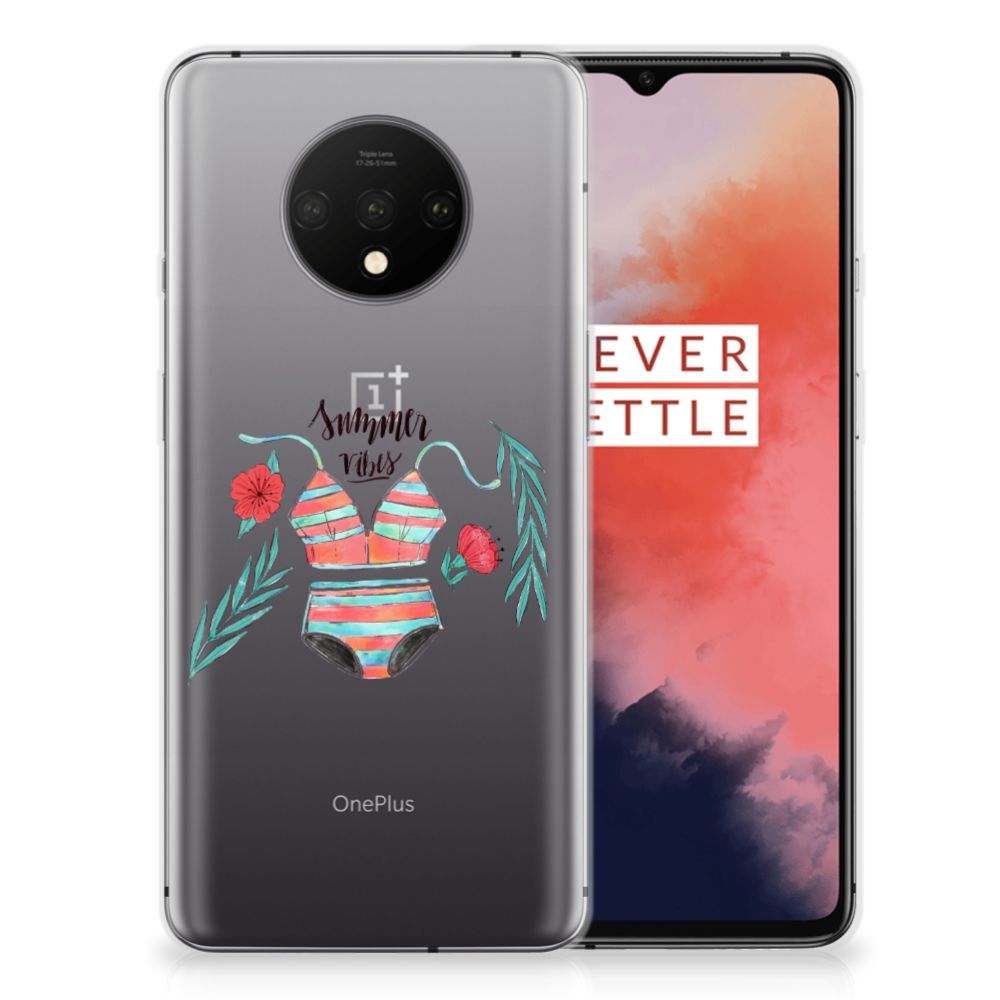 OnePlus 7T Telefoonhoesje met Naam Boho Summer