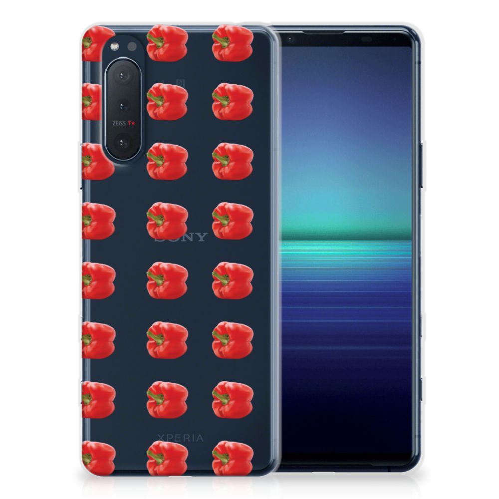 Sony Xperia 5II Siliconen Case Paprika Red