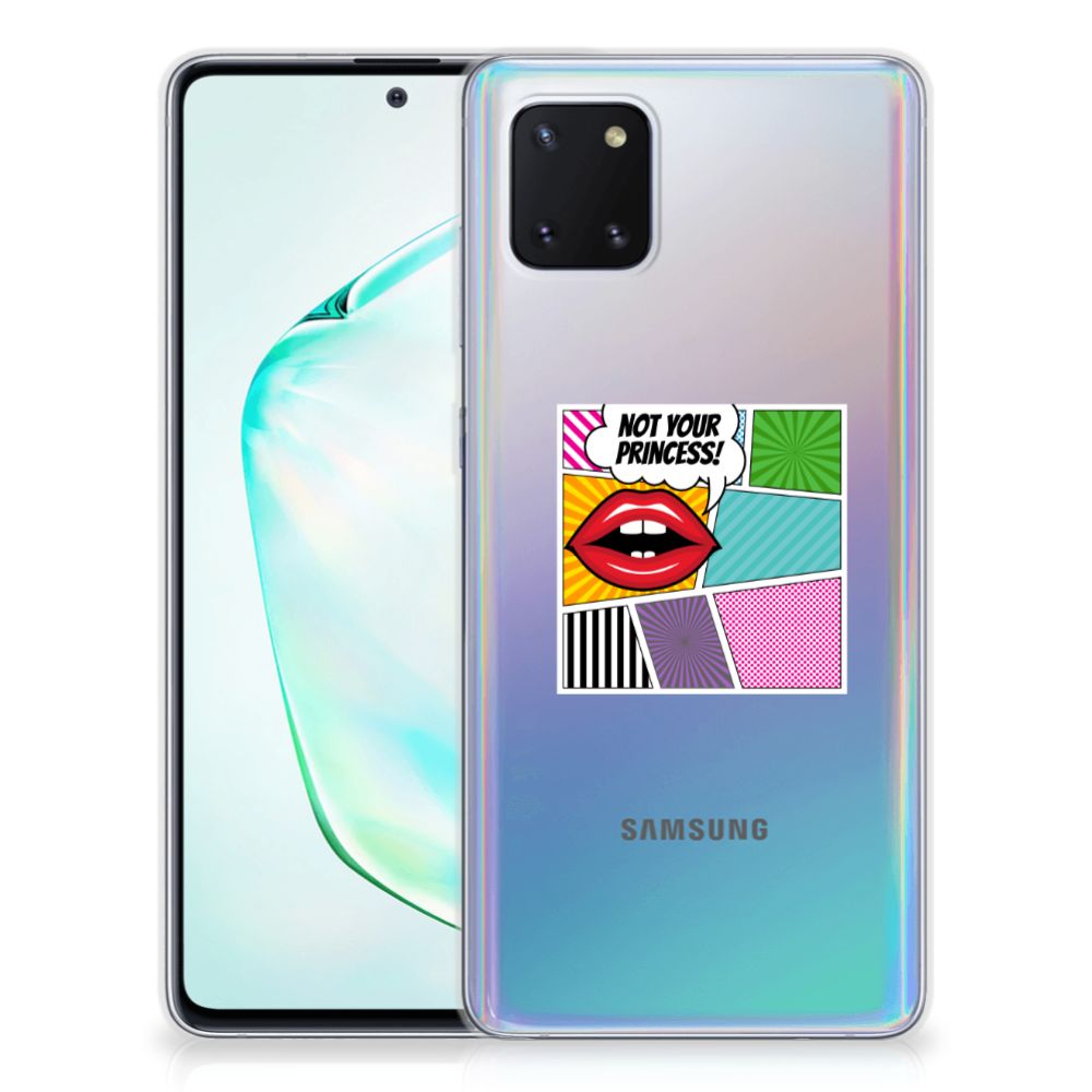 Samsung Galaxy Note 10 Lite Silicone Back Cover Popart Princess