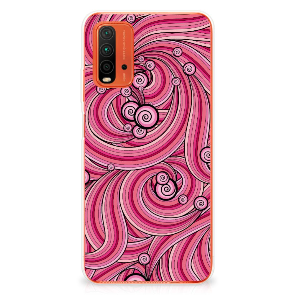 Xiaomi Poco M3 Hoesje maken Swirl Pink