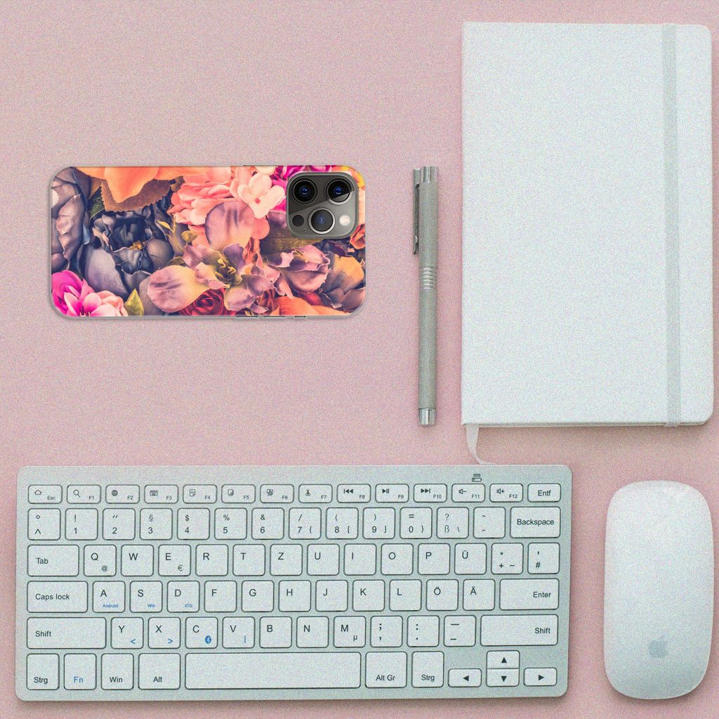 iPhone 12 Pro Max TPU Case Bosje Bloemen B2C Telecom