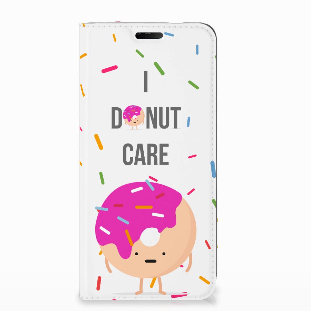 Nokia 7.1 (2018) Flip Style Cover Donut Roze