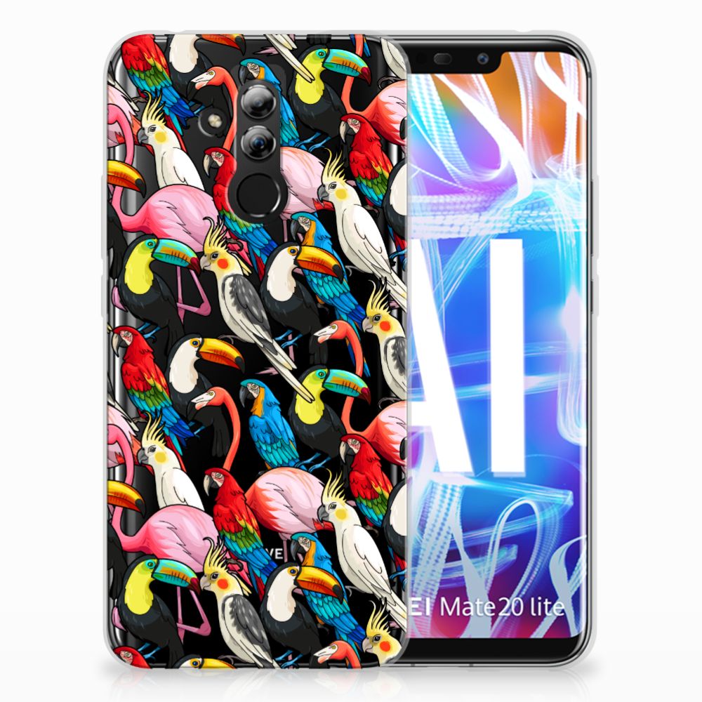 Huawei Mate 20 Lite TPU Hoesje Birds