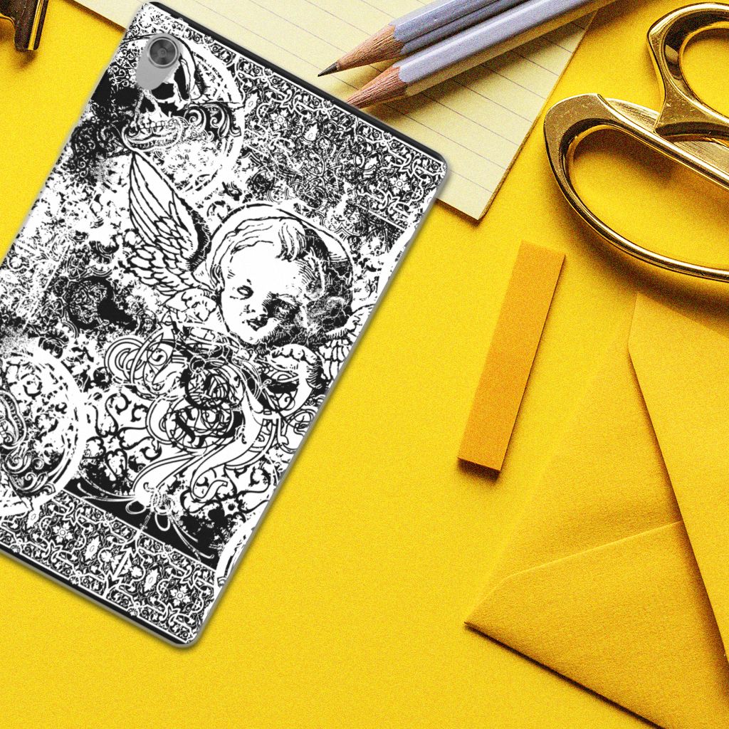 Tablet BackCover Lenovo Tab M10 HD (2de generatie) Skulls Angel - B2C Telecom
