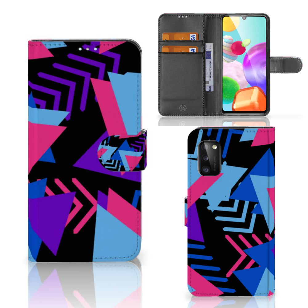 Samsung Galaxy A41 Book Case Funky Triangle