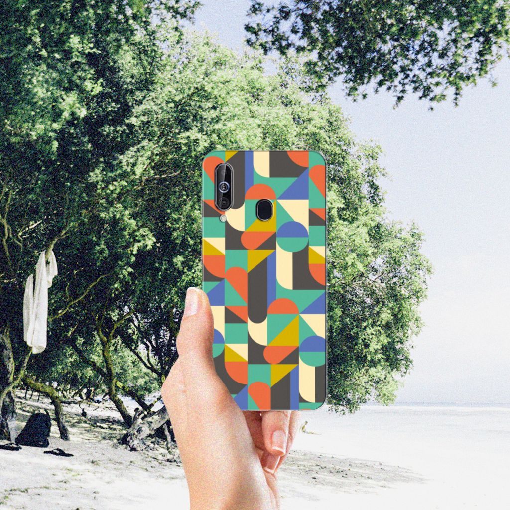 Samsung Galaxy A60 TPU bumper Funky Retro