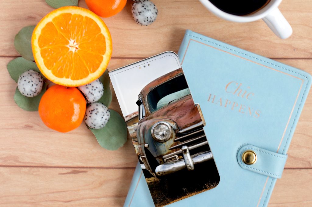 OPPO A15 Telefoonhoesje met foto Vintage Auto