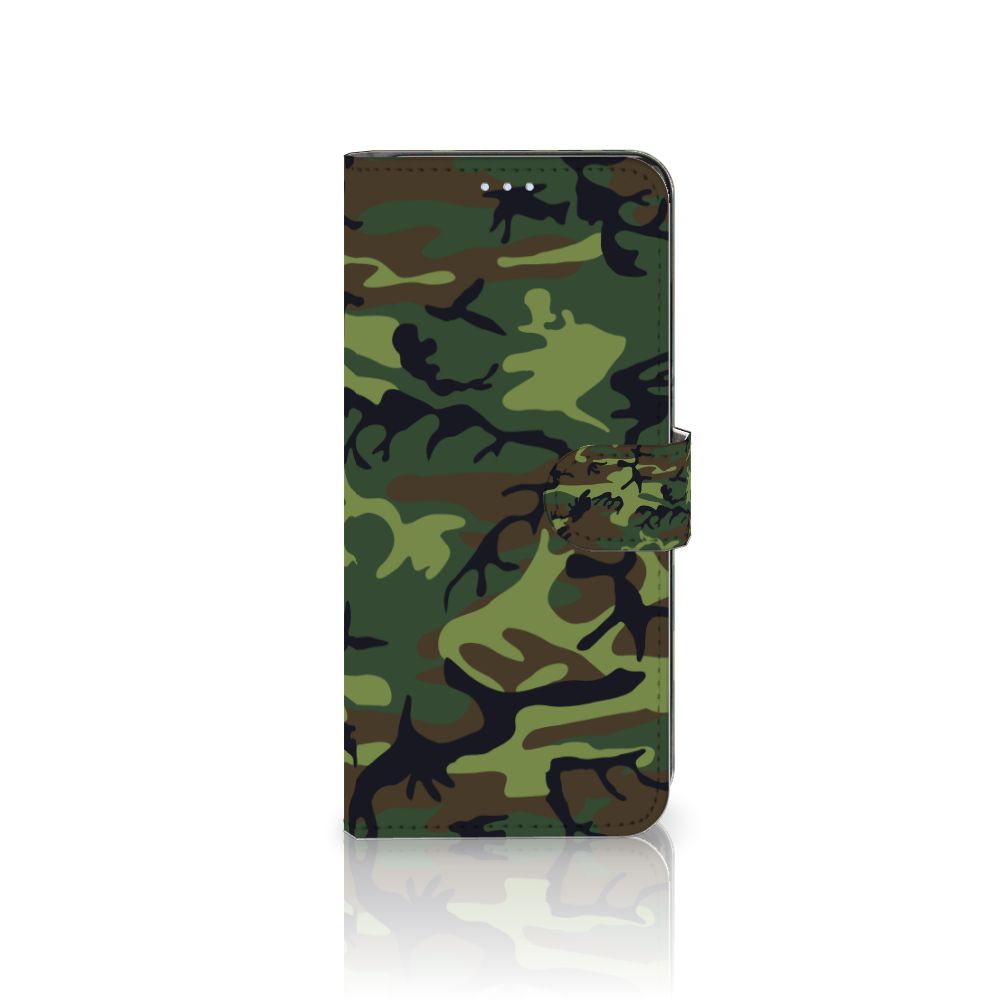 OPPO Reno 8 Lite | OnePlus Nord N20 Telefoon Hoesje Army Dark
