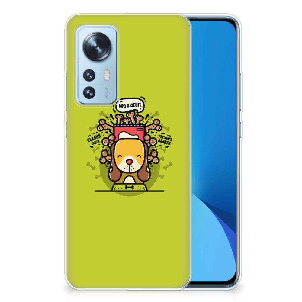 Xiaomi 12 | 12X Telefoonhoesje met Naam Doggy Biscuit B2C Telecom