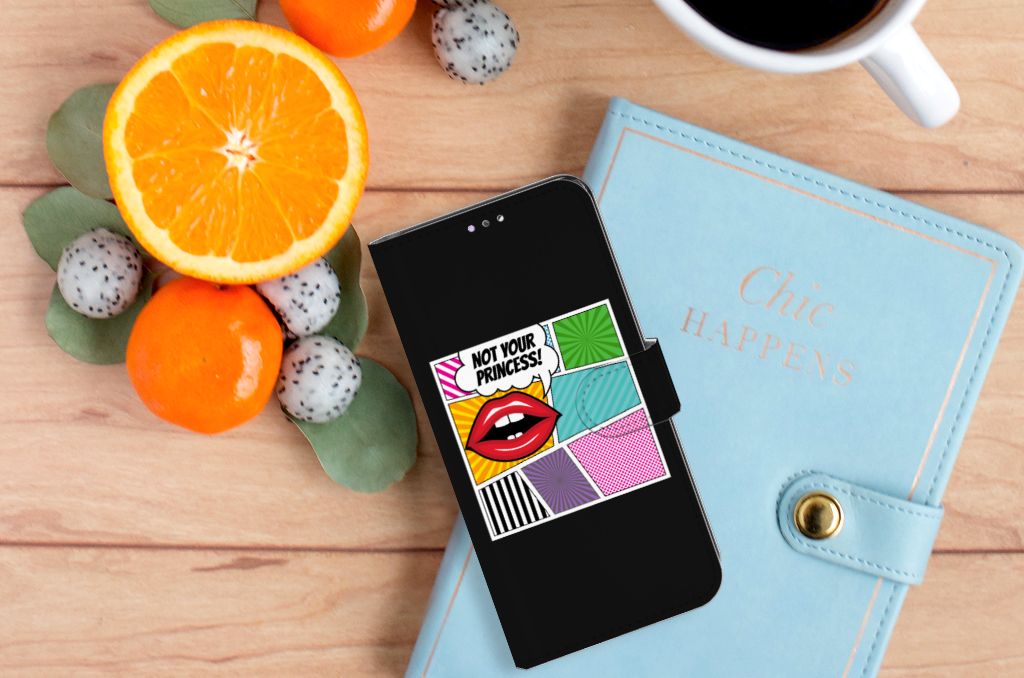 Samsung Galaxy A32 4G Wallet Case met Pasjes Popart Princess