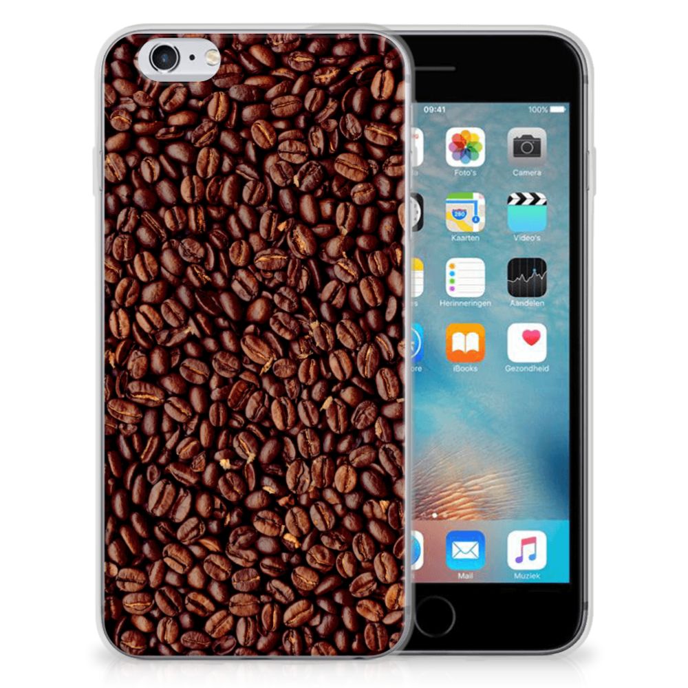 Apple iPhone 6 | 6s Siliconen Case Koffiebonen