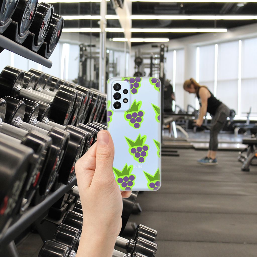 Samsung Galaxy A23 Siliconen Case Druiven B2C Telecom