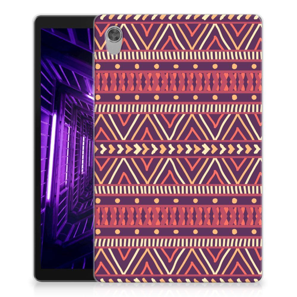 Lenovo Tab M10 HD (2de generatie) Hippe Hoes Aztec Paars - B2C Telecom