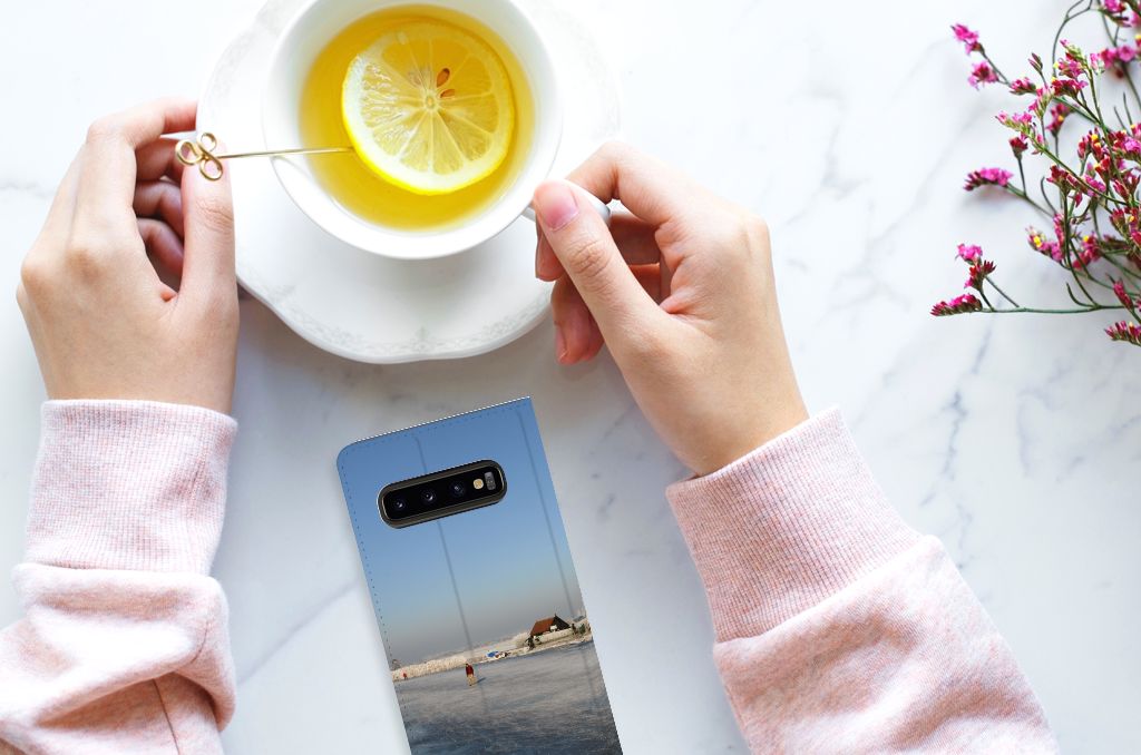 Samsung Galaxy S10 Book Cover Schaatsers