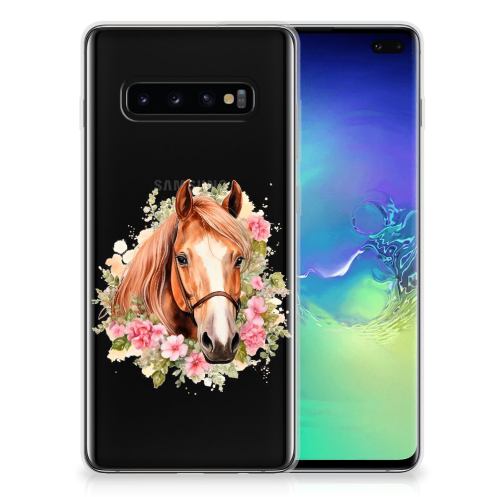 TPU Hoesje voor Samsung Galaxy S10 Plus Paard