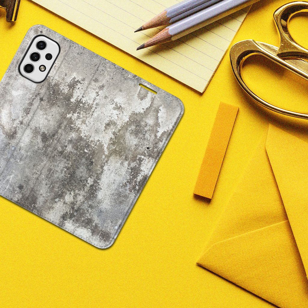Samsung Galaxy A23 Standcase Beton Print - B2C Telecom