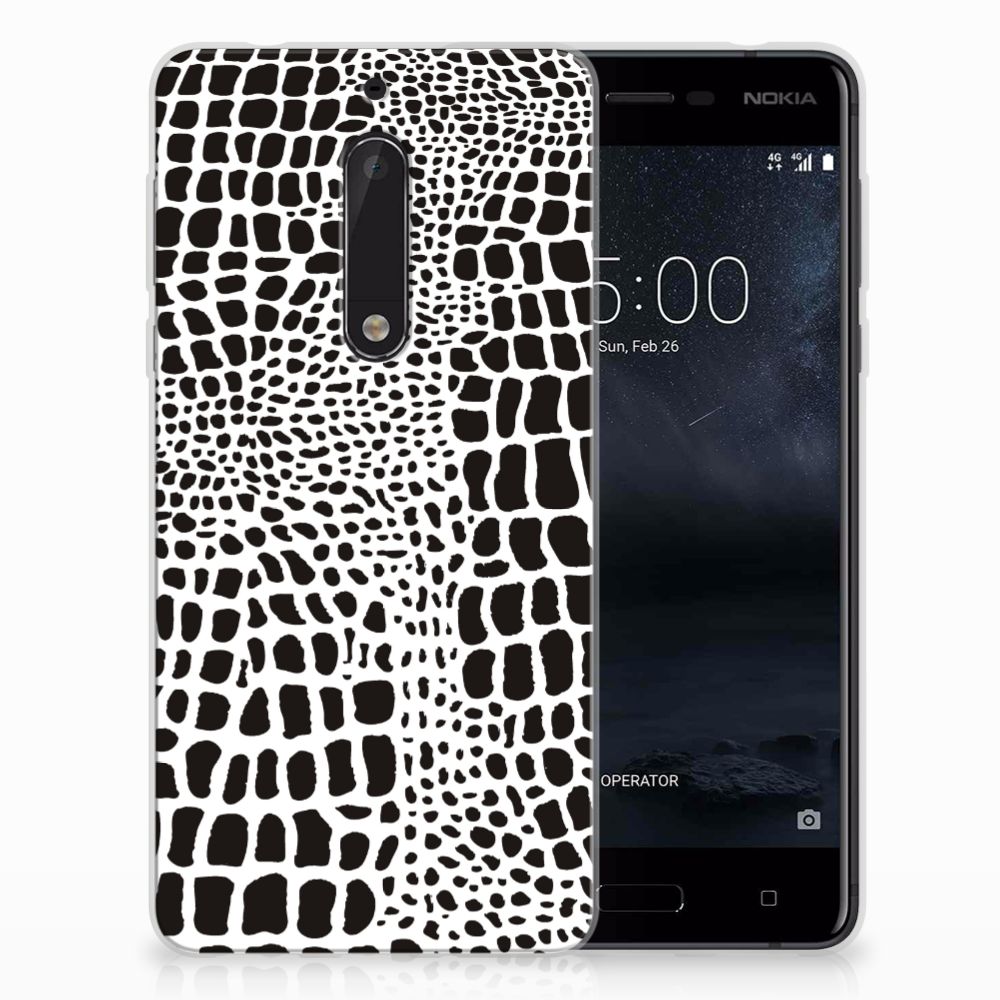 Nokia 5 TPU Hoesje Slangenprint