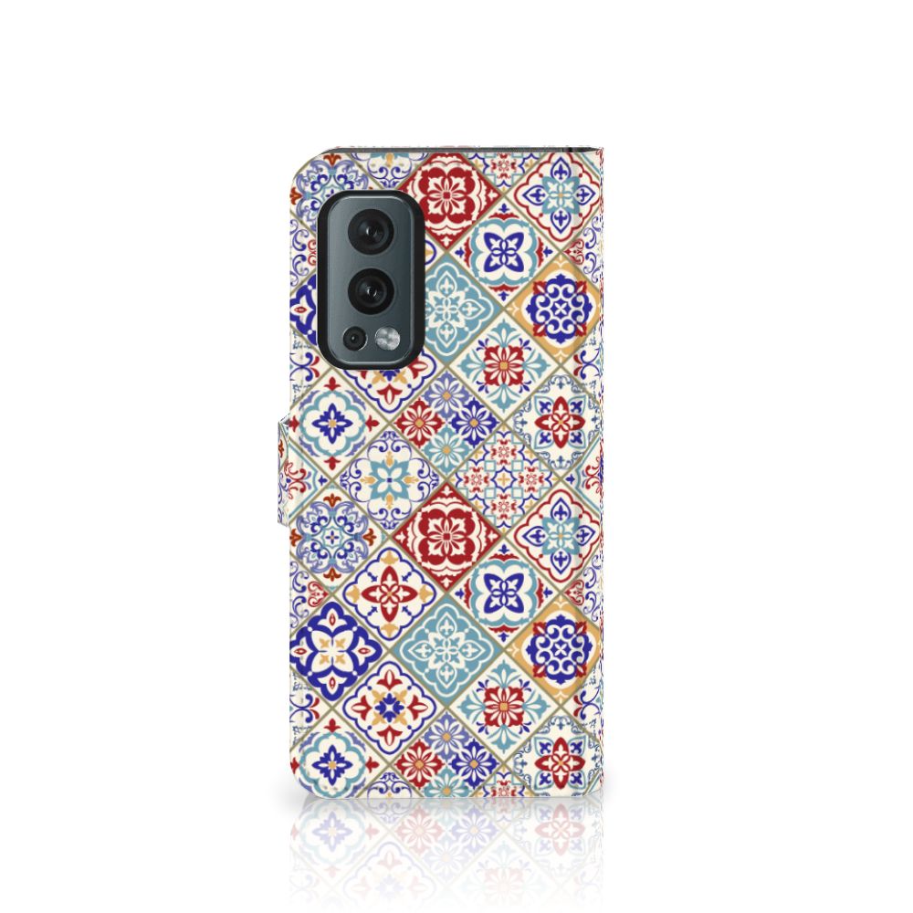 OnePlus Nord 2 5G Bookcase Tiles Color