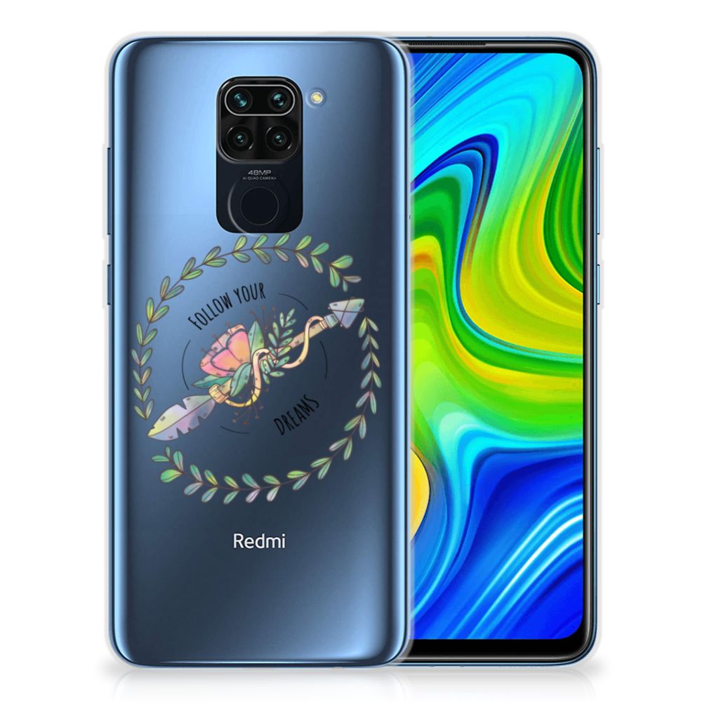 Xiaomi Redmi Note9 Telefoonhoesje met Naam Boho Dreams B2C Telecom