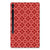 Samsung Galaxy Tab S7 Plus | S8 Plus Hippe Hoes Batik Rood - B2C Telecom