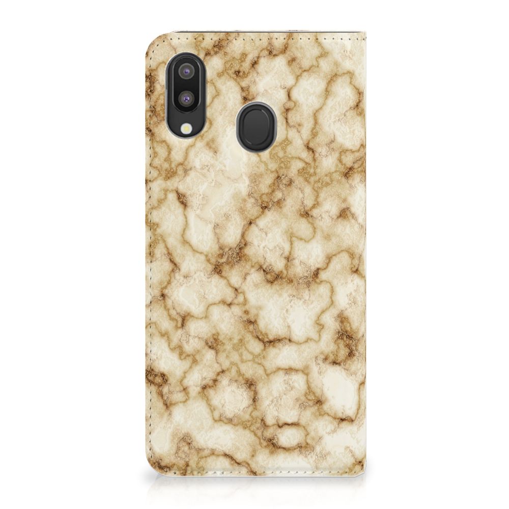 Samsung Galaxy M20 Standcase Marmer Goud