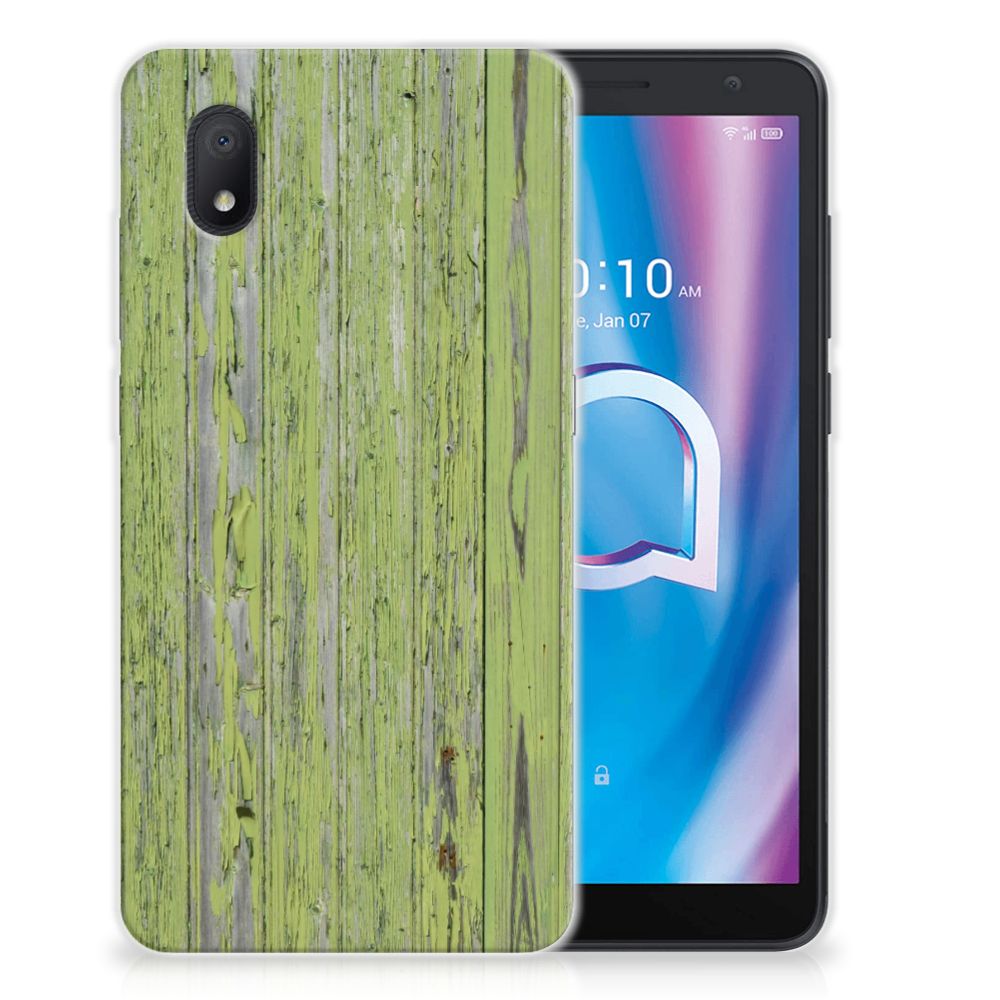 Alcatel 1B (2020) Bumper Hoesje Green Wood