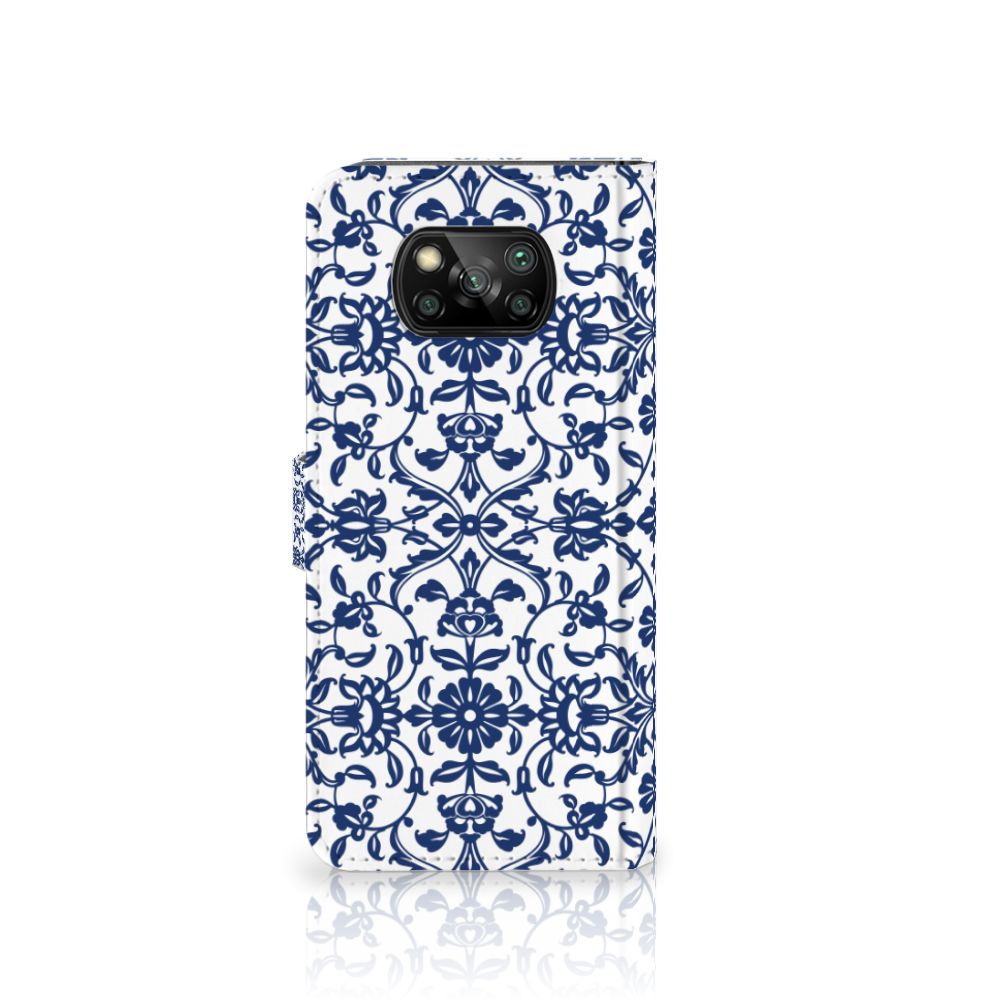 Xiaomi Poco X3 | Poco X3 Pro Hoesje Flower Blue
