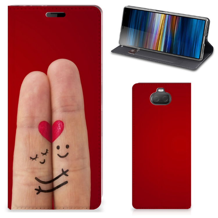 Sony Xperia 10 Hippe Standcase Liefde - Origineel Romantisch Cadeau
